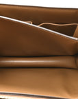 Box Calfskin Medium Classic Box Flap Bag  Camel