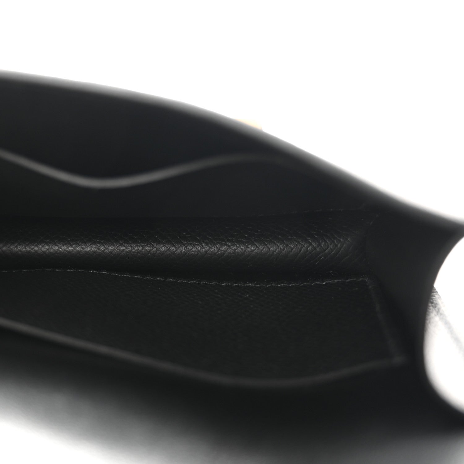 Epsom Lizard Constance Slim Wallet Black