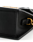 Smooth Calfskin Le Chiquito Noeud Black