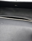 Shiny Alligator Mini Rectangular Flap Black