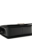 Caviar Quilted Medium Boy Flap Black
