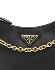 Saffiano Lux Re-Edition 2005 Shoulder Bag Black