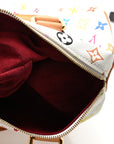 Monogram Multicolor Speedy 30 White