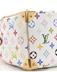 LV X TM Monogram Multicolor Speedy Bandouliere 25 White