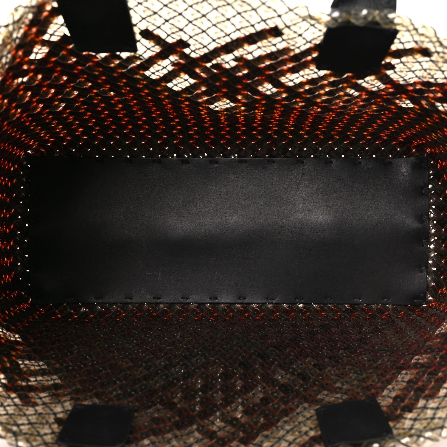 Nappa Intrecciato PVC Medium Cabat Black