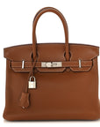 Togo Birkin 30 Gold