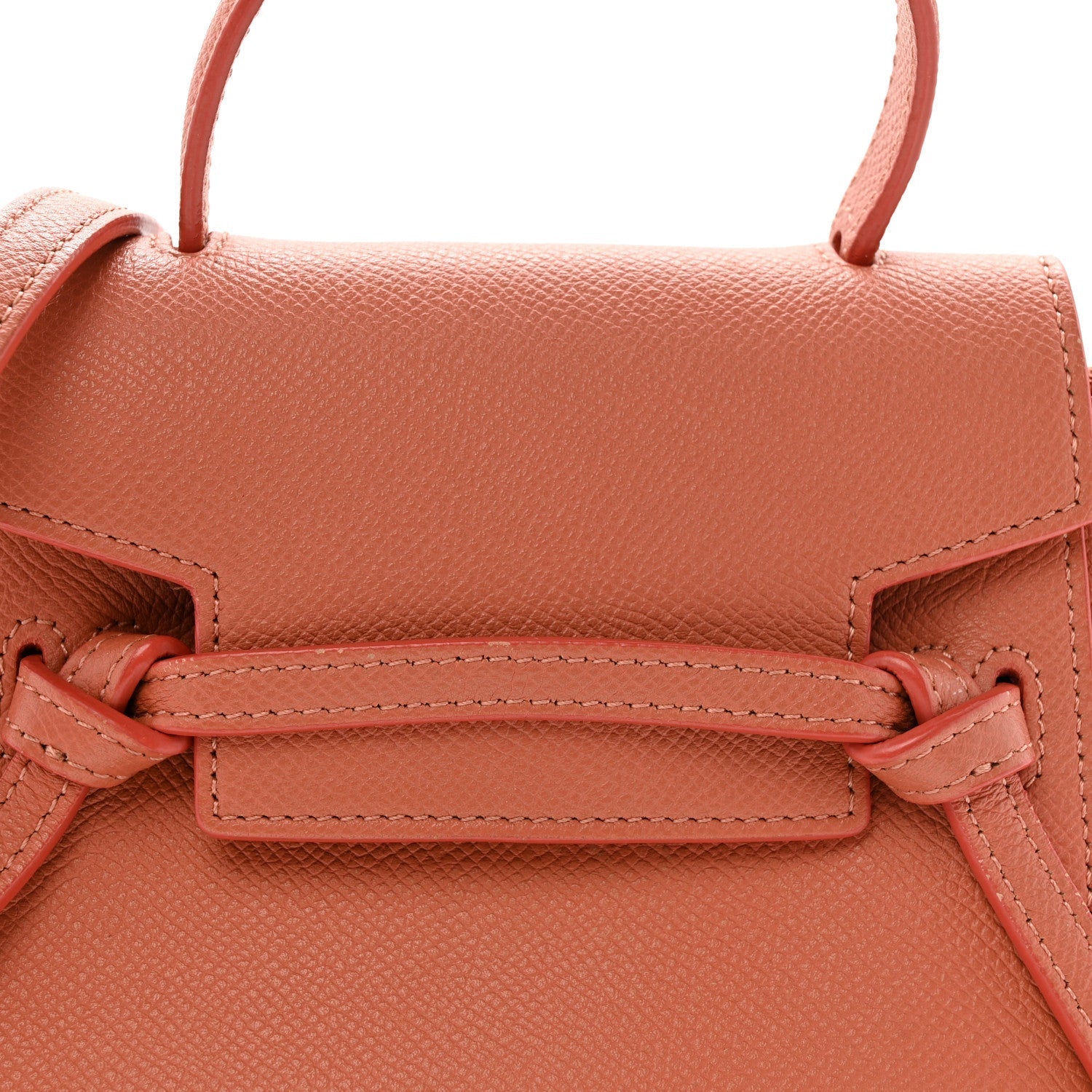 Grained Calfskin Pico Belt Bag Lychee