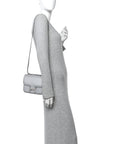 Metallic Chevre Chamkilight Constance 18 Argent