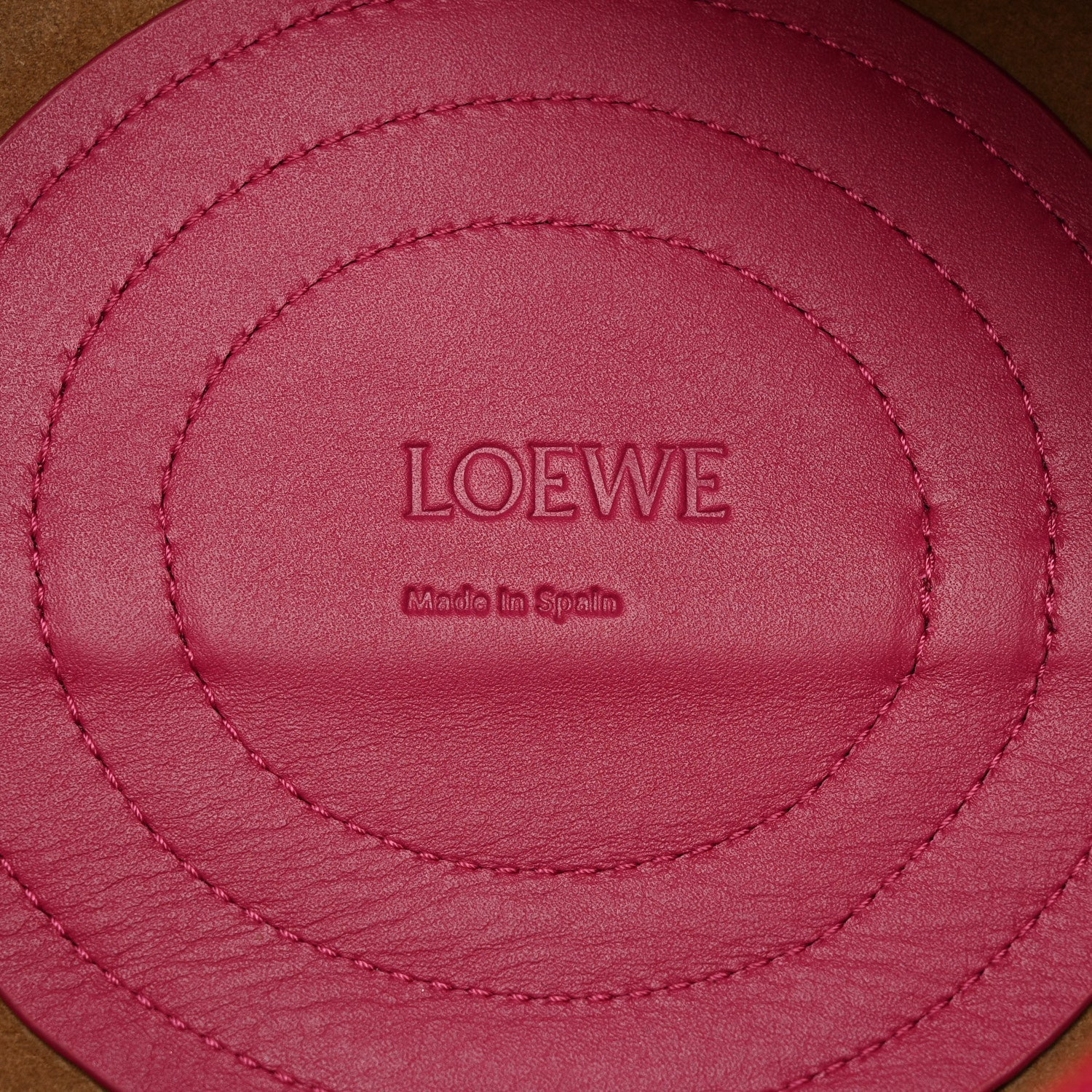 Shiny Nappa Calfskin Small Paseo Bag Magenta