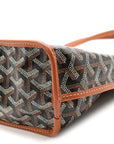 Goyardine Reversible Mini Anjou Black Gold