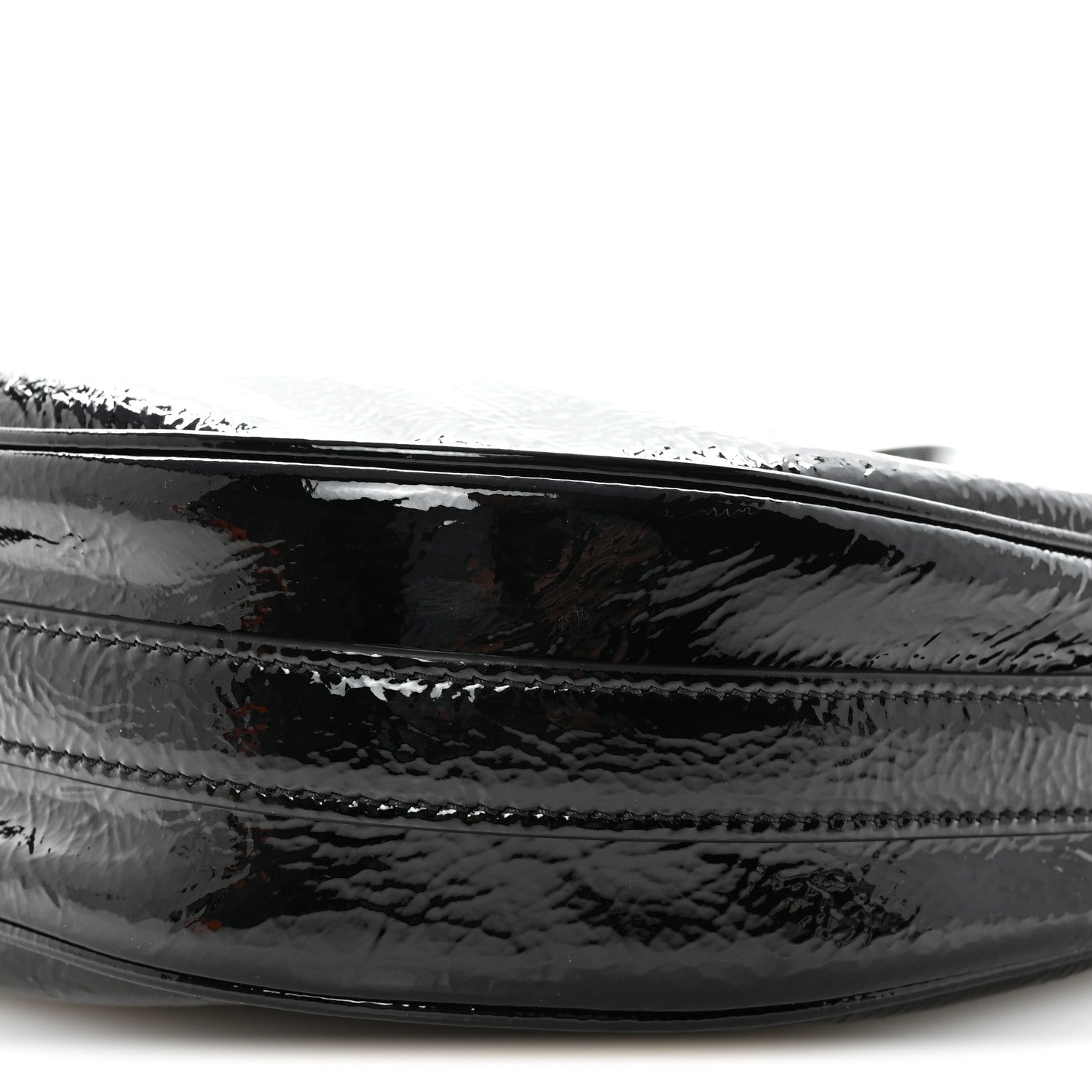 Patent Naplak Arque Shoulder Bag Black