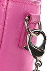Lambskin Cannage Miss D1OR Promenade Pouch Fuchsia
