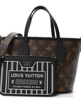 Monogram Neverfull Inside Out Bandouliere BB Black