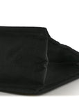 Raffia Linen Calfskin Rive Gauche Tote Naturale Black