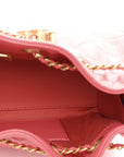 Caviar Quilted Mini CHNL 25 Handbag Coral