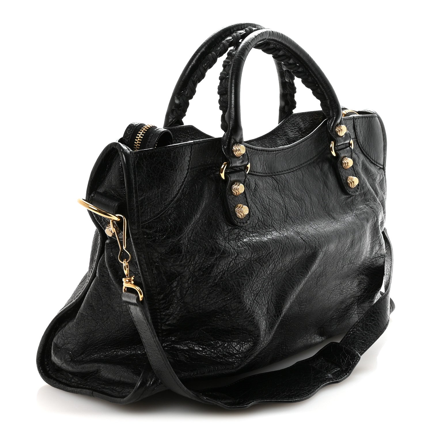 Agneau Giant 12 Gold Hardware City Black
