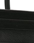 Drummed Calfskin Micro Luggage Black