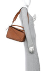 Calfskin Medium Puzzle Bag Tan