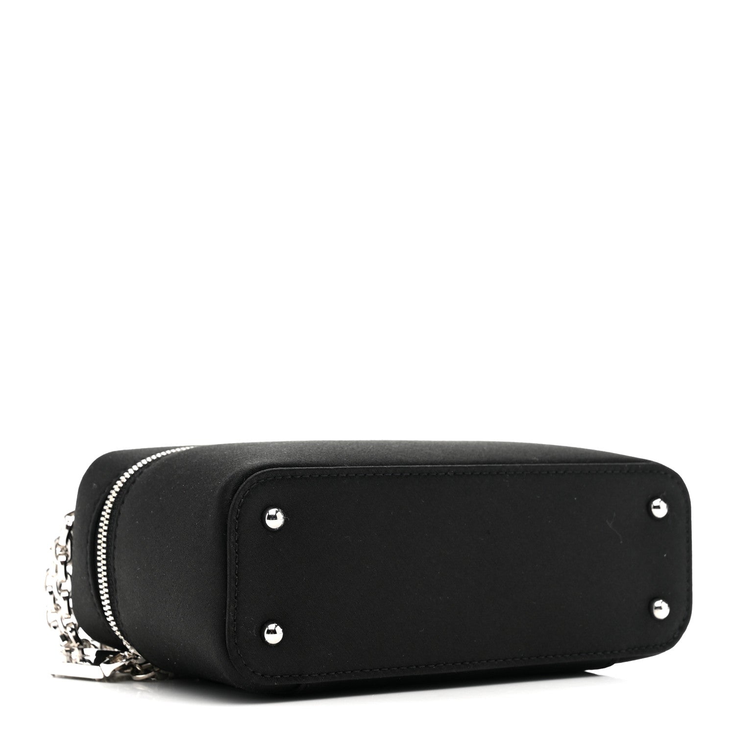 Satin Crystal Pave Medium Sicily Tubes Black