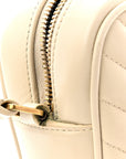 Calfskin Matelasse Monogram Lou Camera Bag Crema Soft