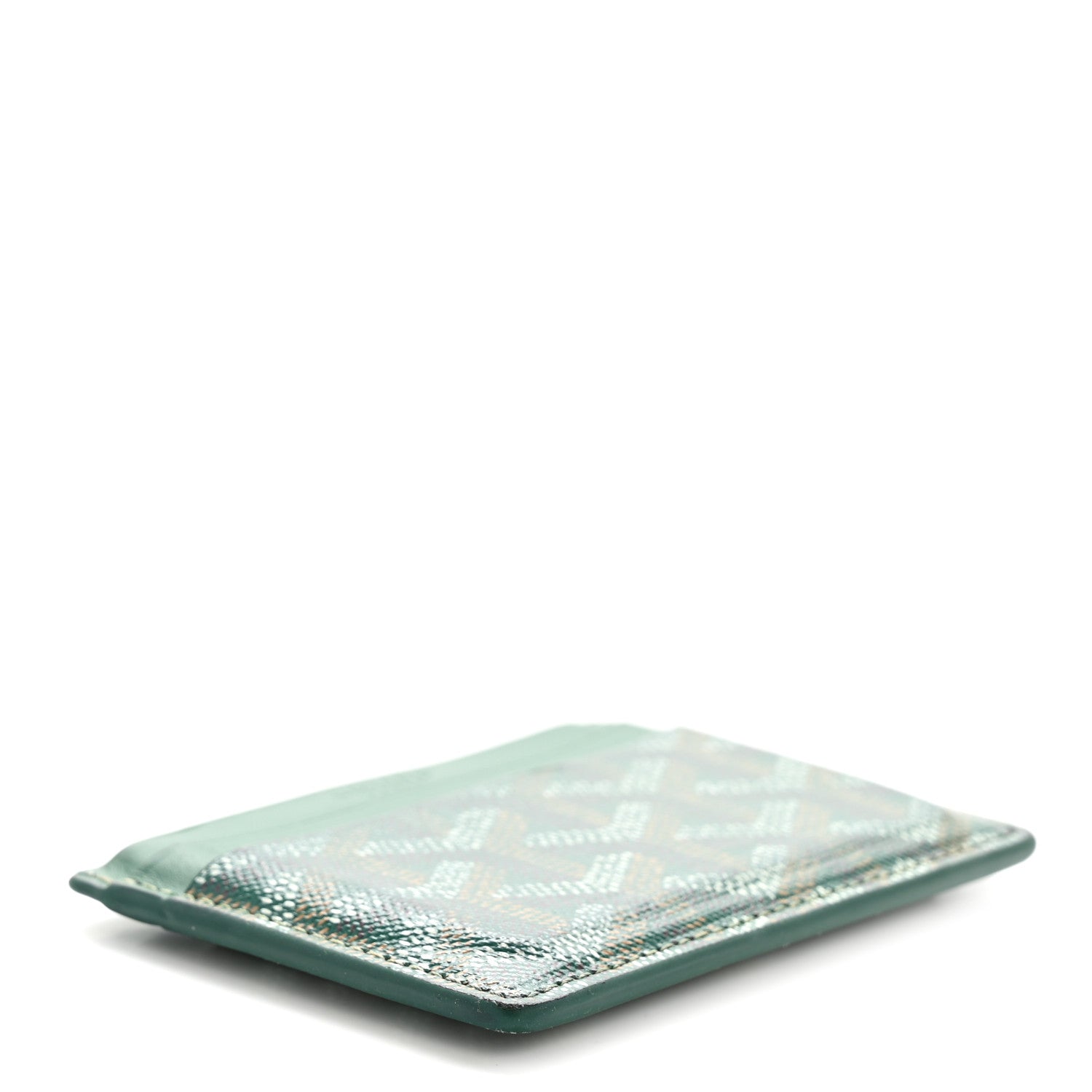 Goyardine Saint Sulpice Card Holder Green