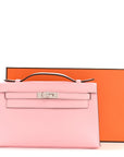 Swift Kelly Pochette Clutch Rose Sakura