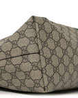 GG Supreme Monogram Medium Ophidia Shopping Tote Brown