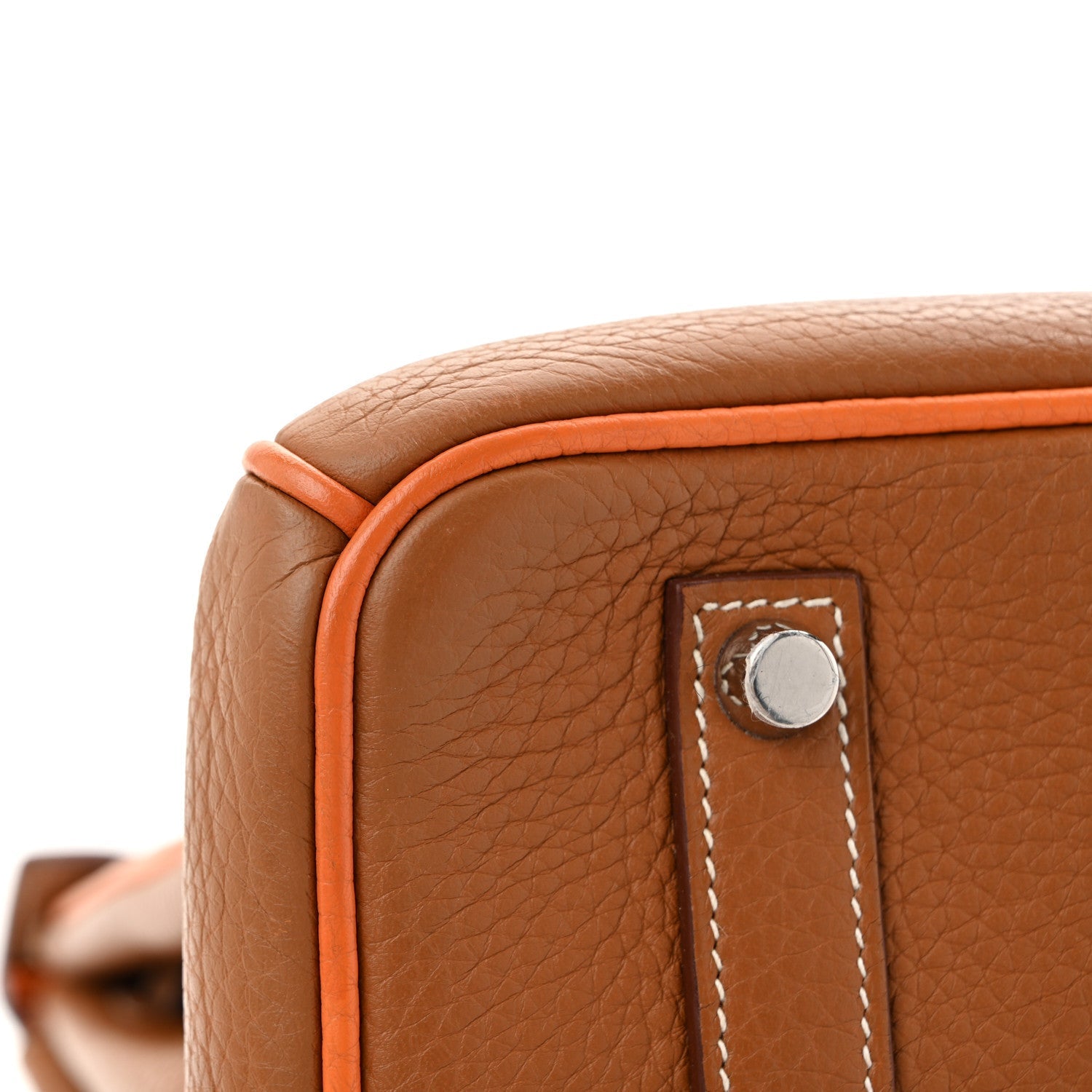 Togo Horseshoe Birkin 35 Gold Orange