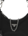 Re-Nylon Saffiano Re-Edition 2005 Shoulder Bag Black