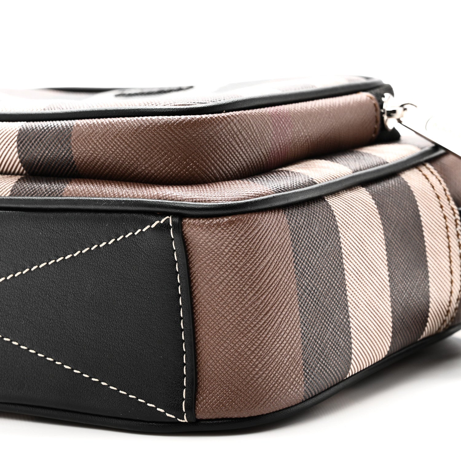Canvas Check Paddy Messenger Birch Brown