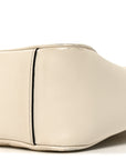 Calfskin Matelasse Small GG Marmont Shoulder Bag White