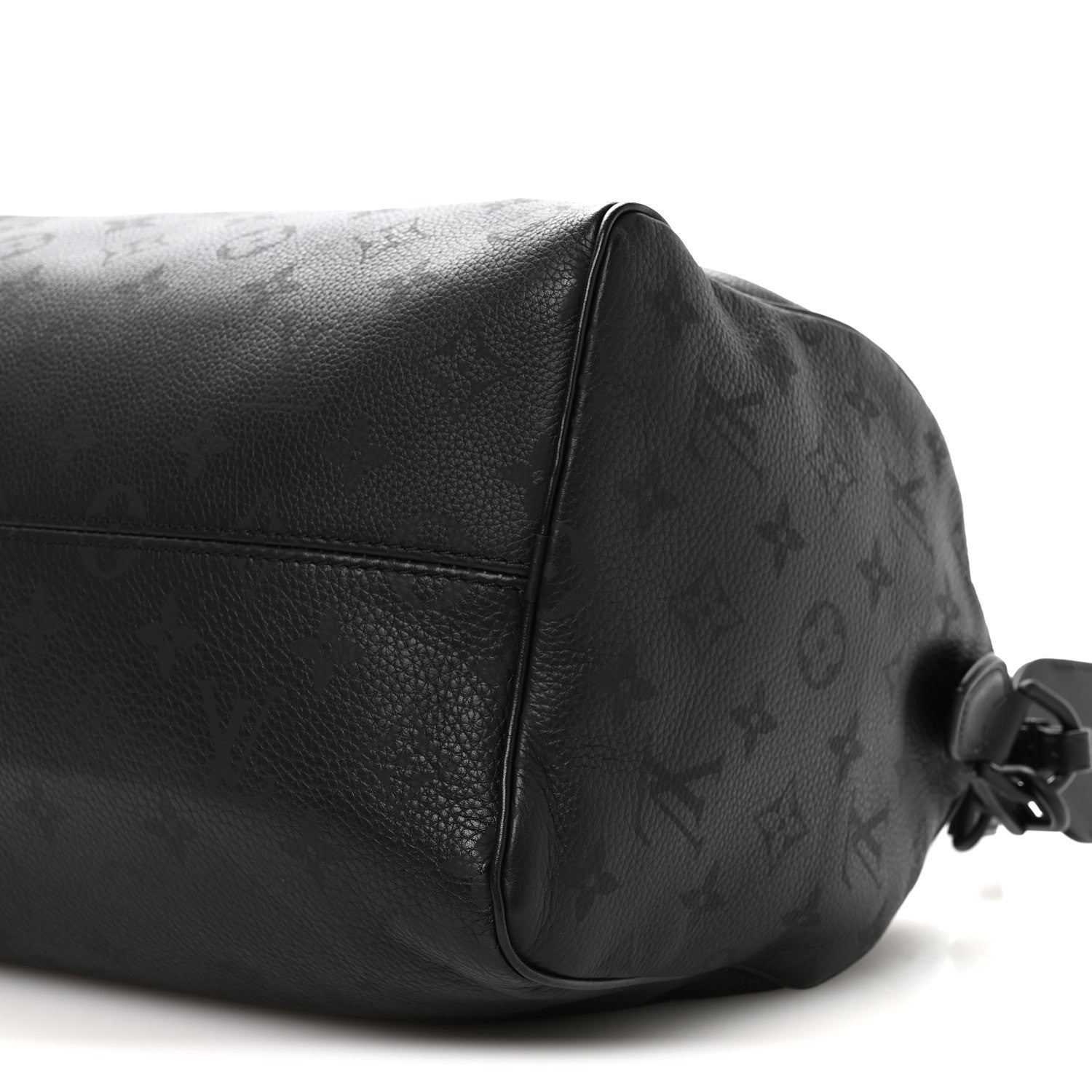 Calfskin Monogram Speedy P9 Bandouliere 30 Ultra Black
