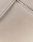 Nappa Intreccio Padded Top Handle Shoulder Bag White