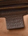 GG Supreme Monogram Medium Ophidia Shopping Tote Brown