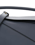 Calfskin Small Puzzle Bag Atlantic Blue
