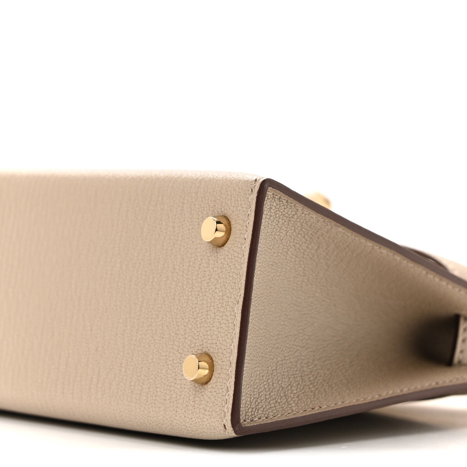 Chevre Mysore Horseshoe Mini Kelly Sellier 20 Gris Tourterelle Rose Mexico