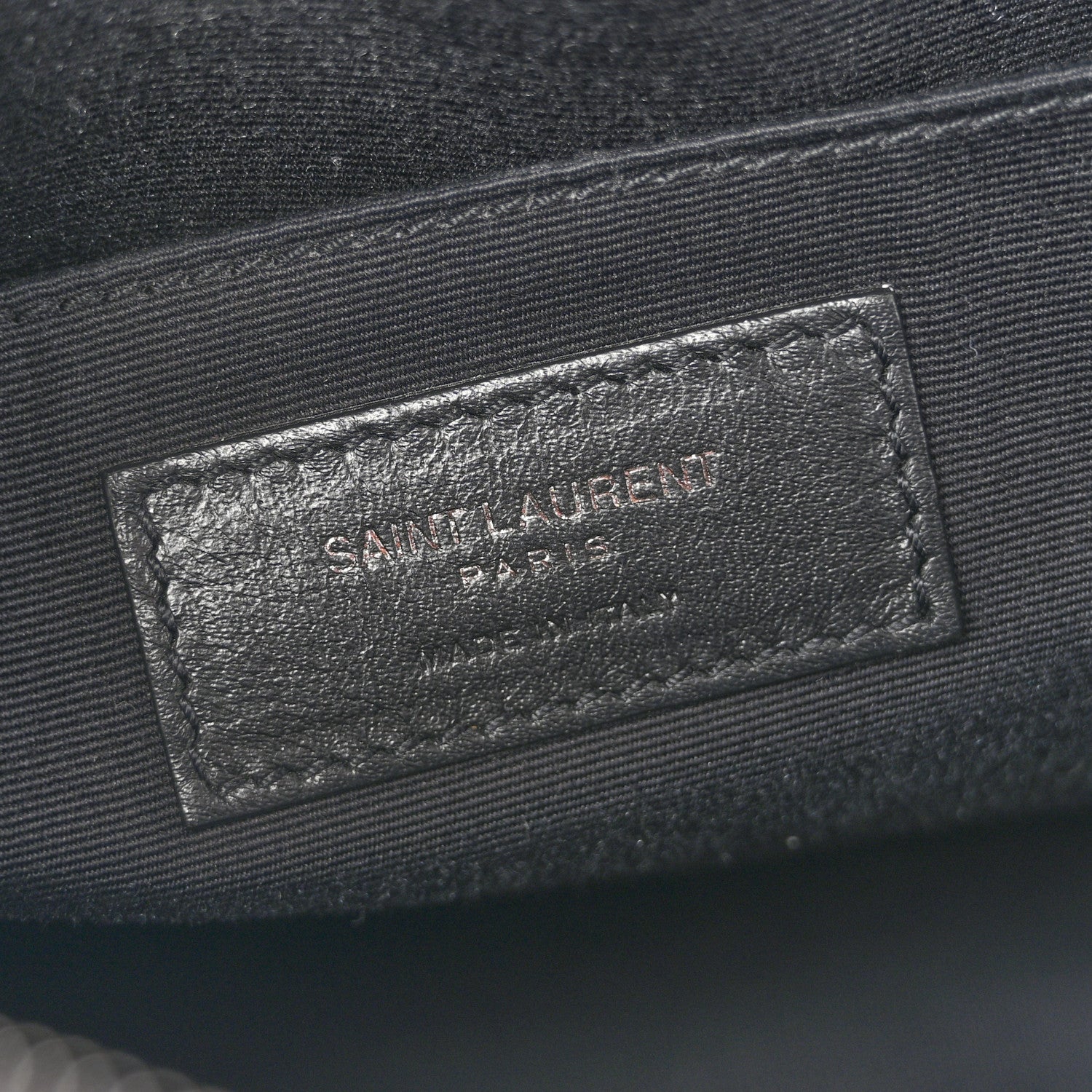 Calfskin Matelasse Monogram Monochrome Lou Camera Bag Black