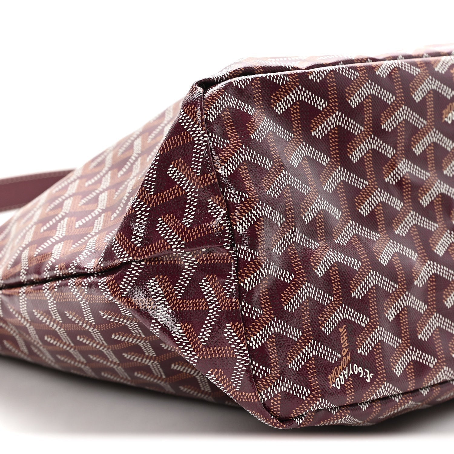Goyardine Boheme Hobo Burgundy