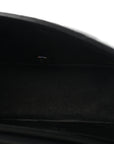 Lambskin Quilted Mini Square Flap Black