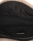 Nylon Fabric Jacquard FF Fringed Baguette Cuoio Pietra