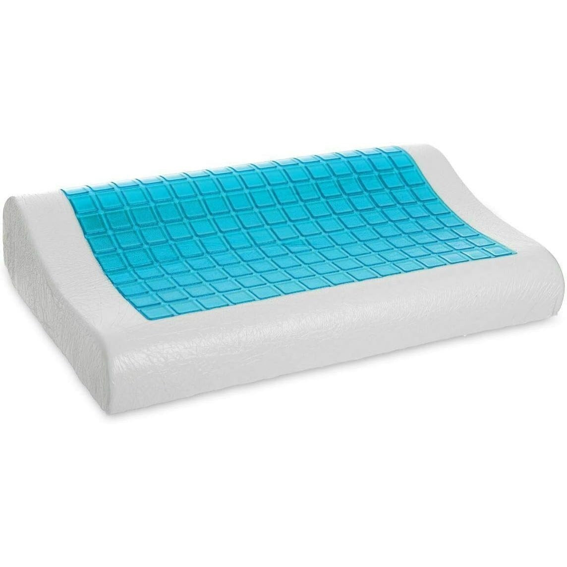 Vaccaro Cooling Gel Memory Foam Pillow - Ergonomic Support - Pack of 1
