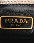 Vitello Phenix Double Zip Crossbody Bag Argilla