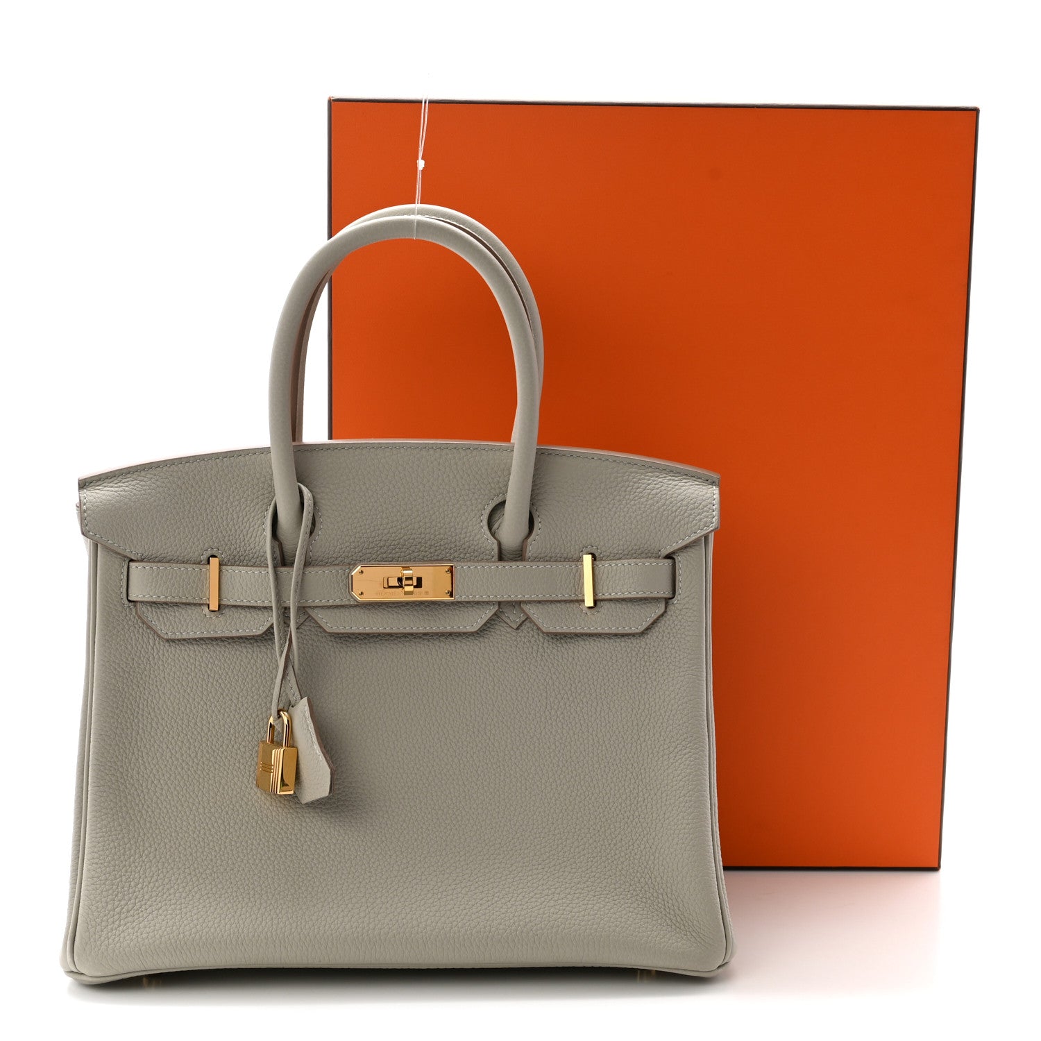 Togo Birkin 30 Gris Perle
