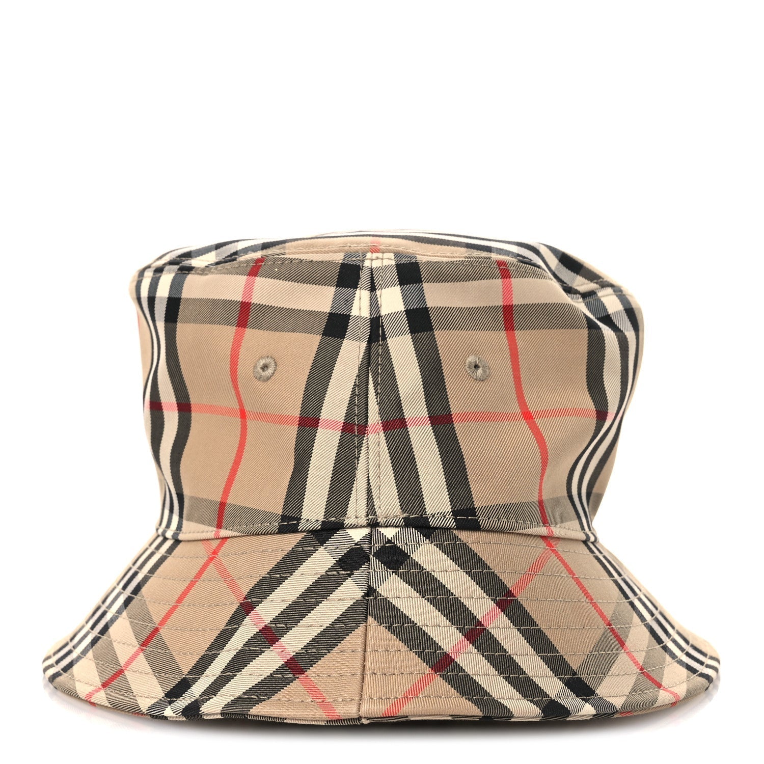Technical Cotton Vintage Check Bucket Hat M Archive Beige