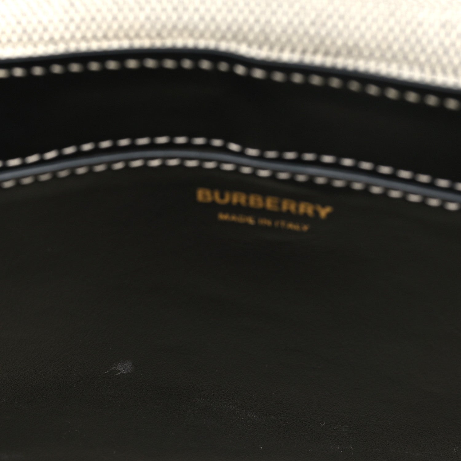 Canvas Horseferry Print Note Crossbody Bag Grey Black