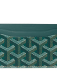Goyardine Saint Sulpice Card Holder Green