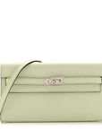 Epsom Kelly Wallet To Go Vert Fizz