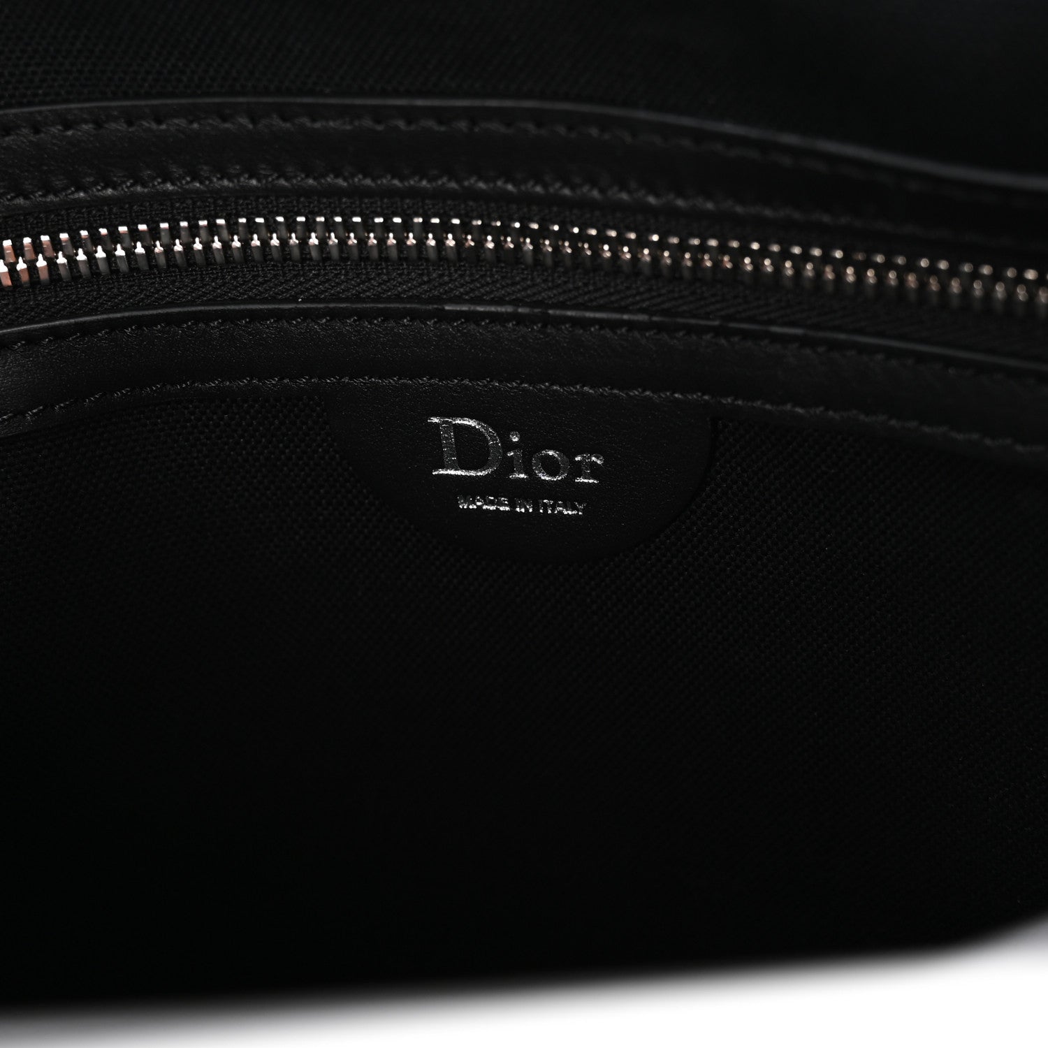 Canvas Embroidered Medium Jett Messenger Black White
