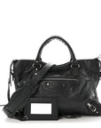 Agneau Classic Silver Hardware City Gris Fossile