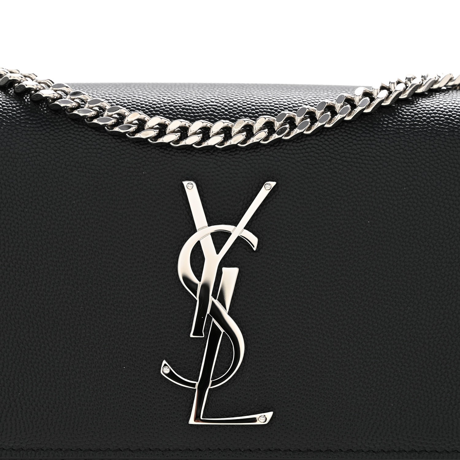 Grain De Poudre Small Monogram Kate Satchel Black
